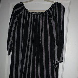 Cotton:On Off the shoulder Striped Dress